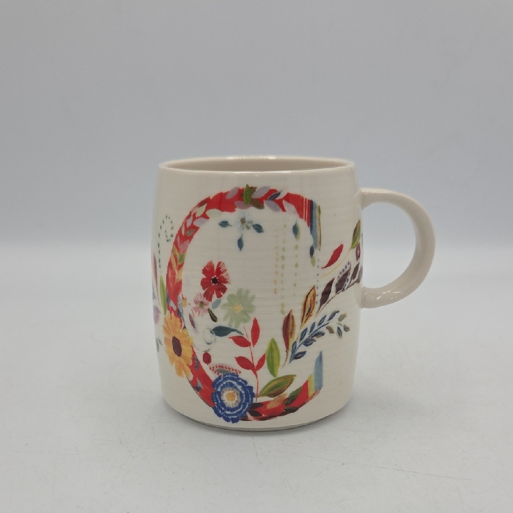 Anthropologie Starla Halfmann Letter C Mug